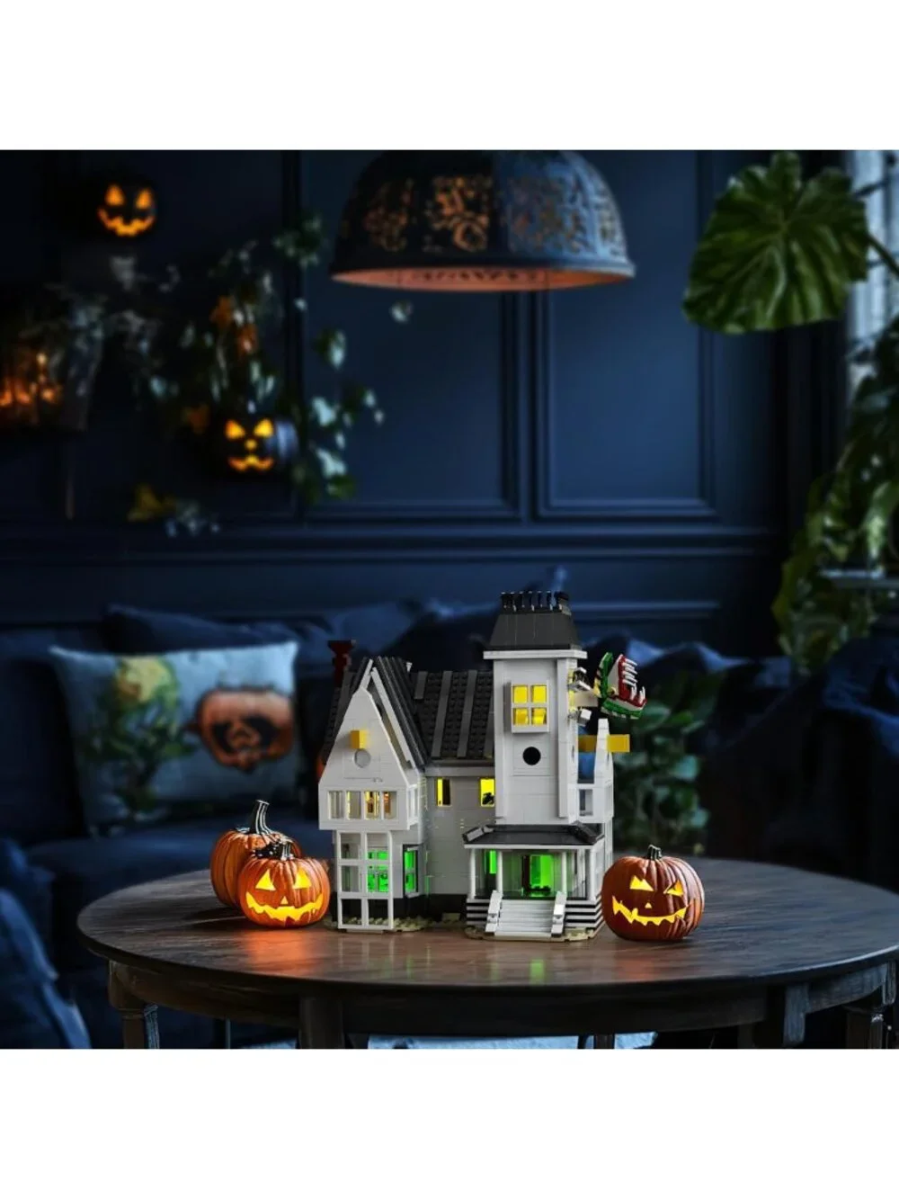Halloween Building Blocks Set - Sandworm Monster Toy, Horror Movie Decor
